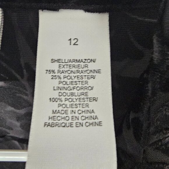 Emma James Blouse Black Velour Flocked Goth Whimsigoth Grunge 12 - Picture 9 of 12